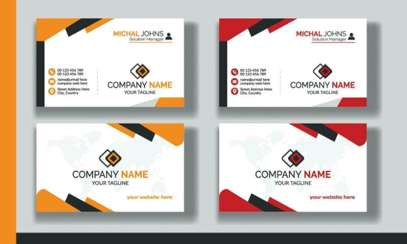 2 Side  Business Card (Matt leminated)