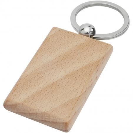 Wooden Rectengular Keychain
