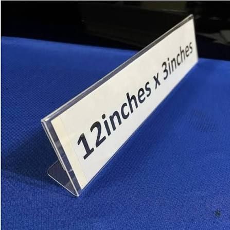 Table Name Plate (Acrylic / Plastic)