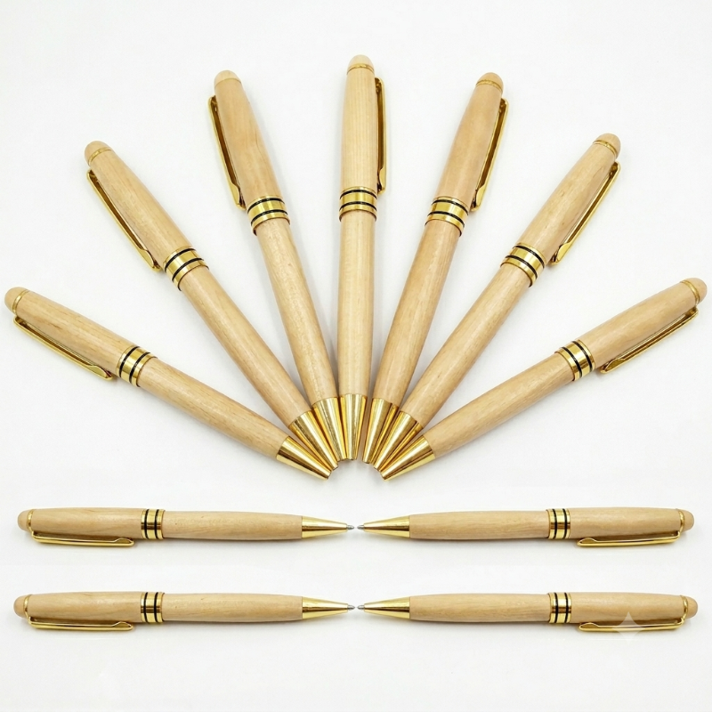 Wooden Premium Ball Point (Bundle of 10 Pen)