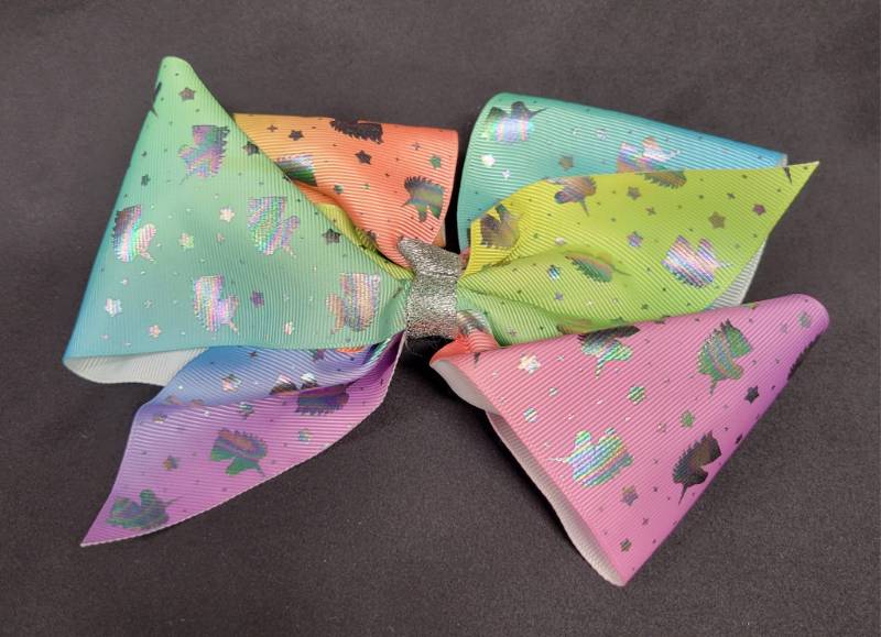 Unicorn Pastel Bow