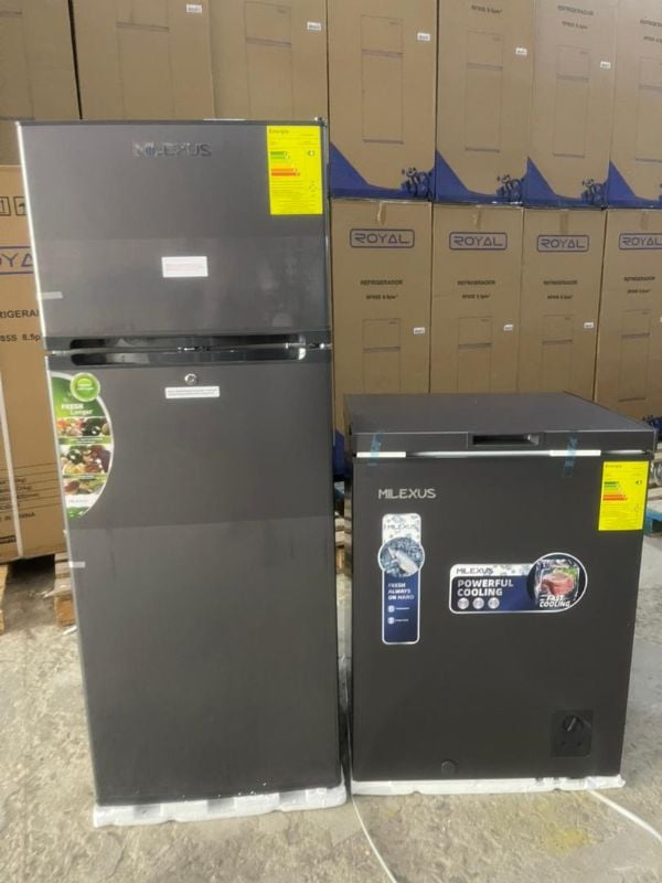 Refrigerador Milexus 7cuft y Nevera Milexus 6cuft sin 🔑