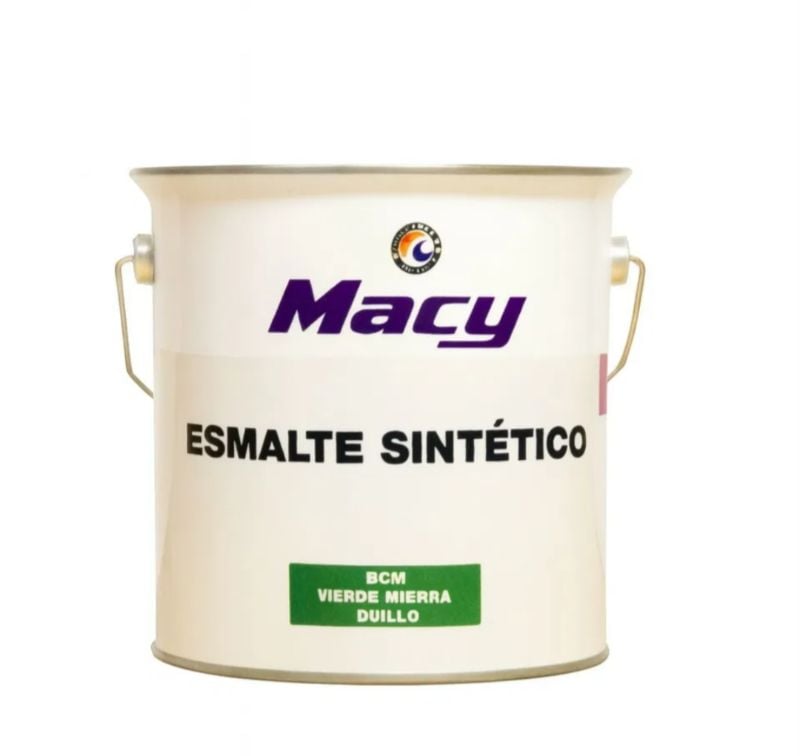 PINTURA ESMALTE MACY COLOR VERDE HIERBA 4 L