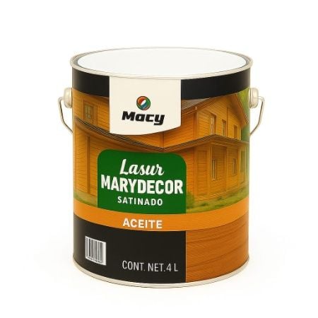 LASUR MACYDECOR SATINADO INCOLORO 4 L