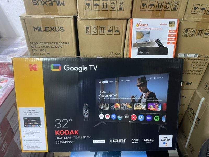 TV de 32 pulgadas *Kodak*
Con cajita externa *vivamax*

*200* usd con 🚘 incluido

➕ Soporte fijo *210* usd

➕ Soporte giratorio *220* usd