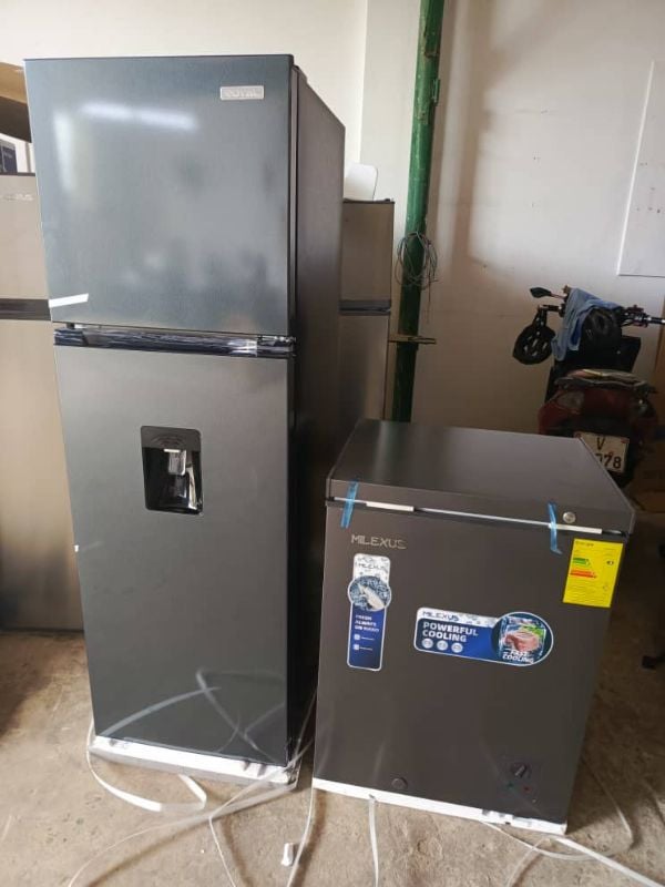 Refrigerador Royal 11cuft y Nevera Milexus 6cuft