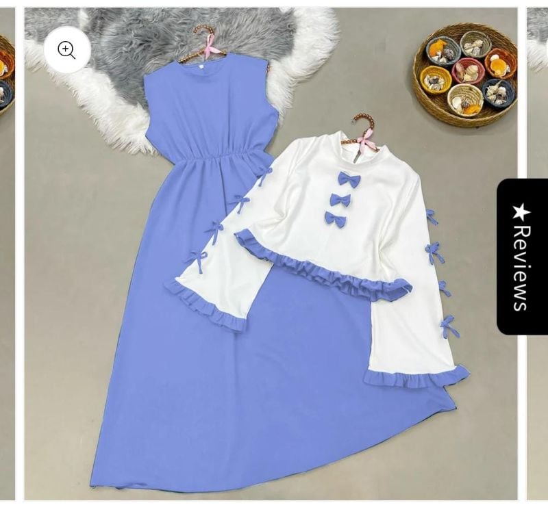 Short  Jacket Long Maxi Style 2-Pcs Suit