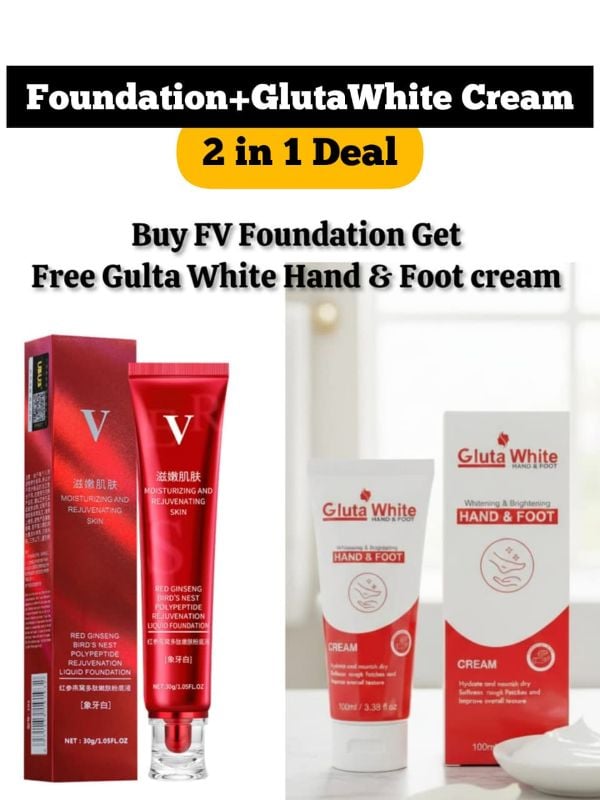 Buy Fv Foundation 🪷 Get Free 🥳 Hand & Foot Cream 🥰