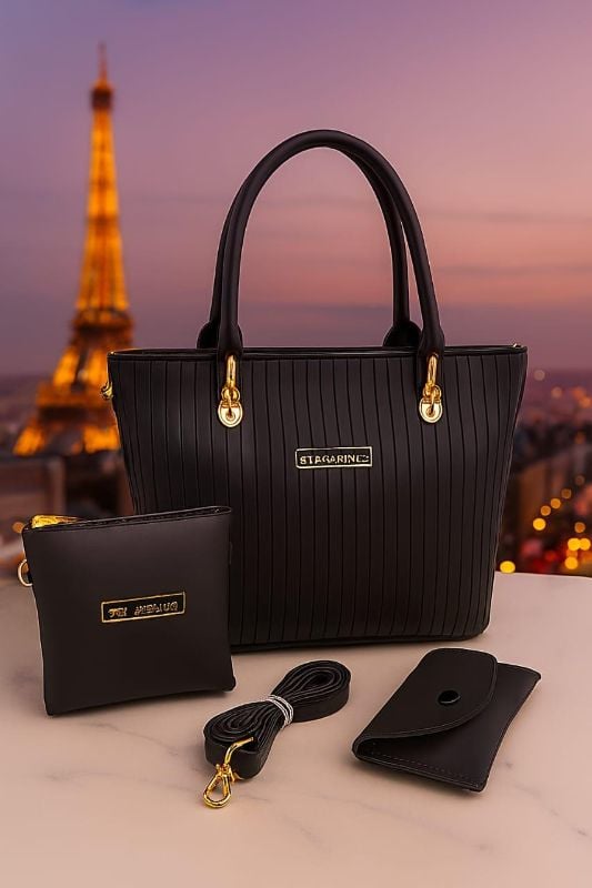 🌸 Jimmy Choo 3 Pieces Set Hand Bags For Ladies🌸