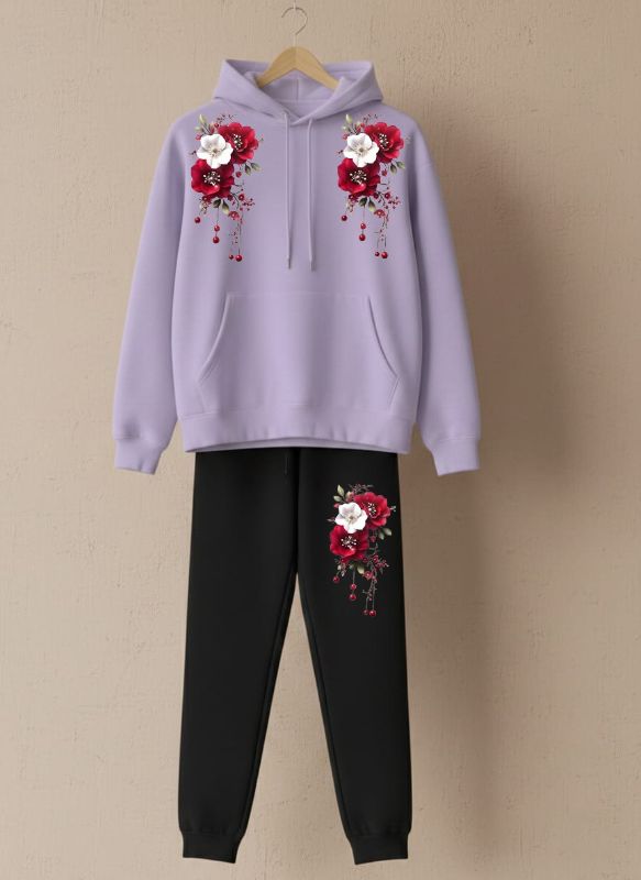 👩 Women Dual Color Set: Hoodie + Trouser ✨