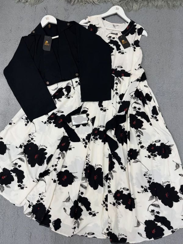 🌸 Flower Print Maxi Coti 🌸