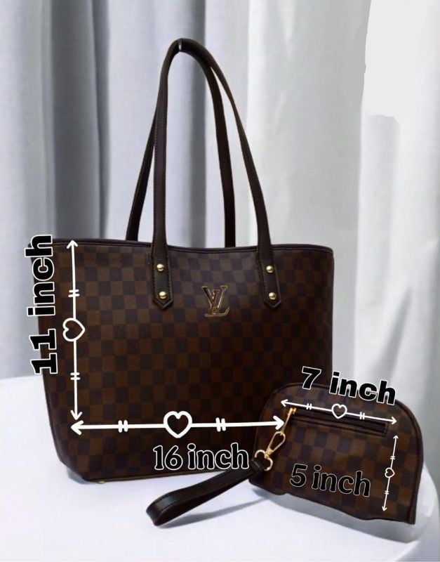 Master Quality Tote Bag 
🎀Lv 2pc Tote bag For Girls 🎀