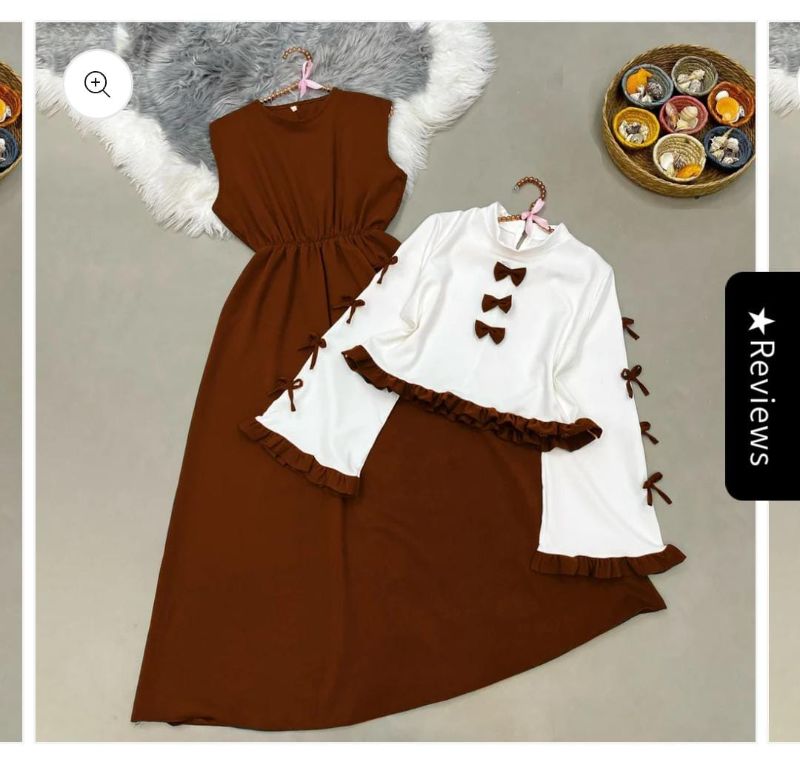 Short  Jacket Long Maxi Style 2-Pcs Suit