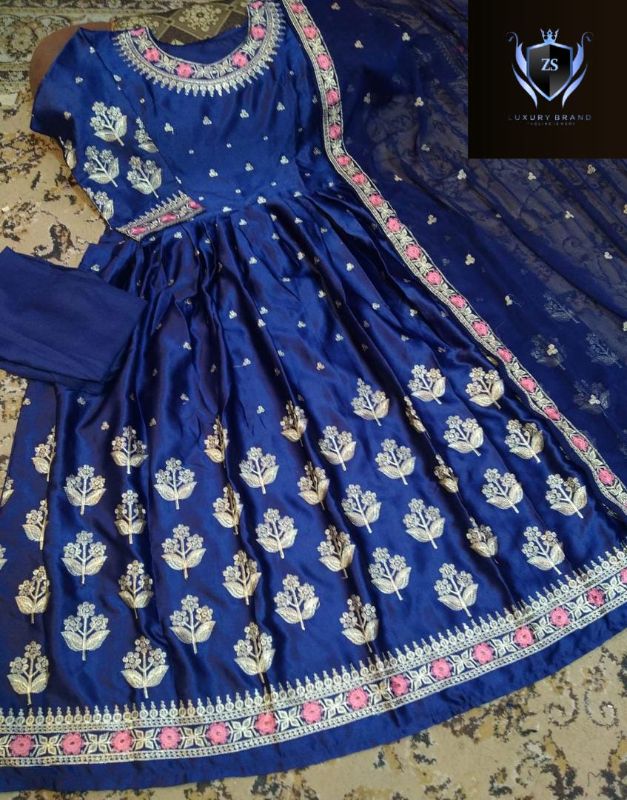 ✨ Neck, Sleeves & Border Embroidery Maxi with Embroidered Dupatta – 3PCs