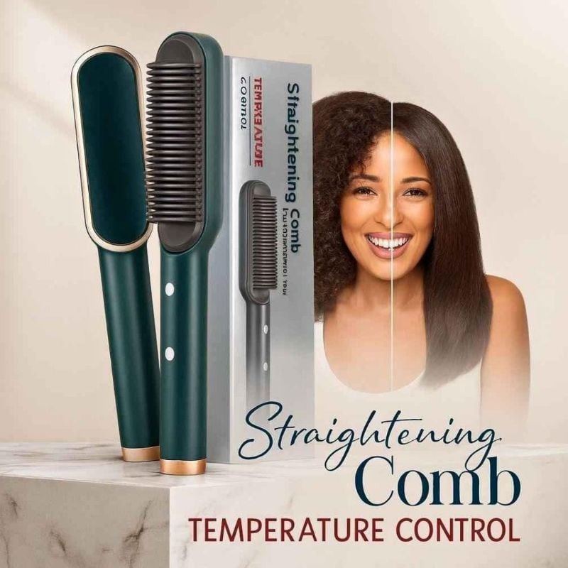🔥 Straightening Comb with Temperature Control 🔥