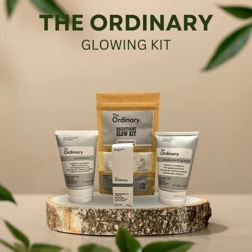 ✨ The Ordinary Brightening Glow Kit ✨  
(Face & Hand 4-PC Set)