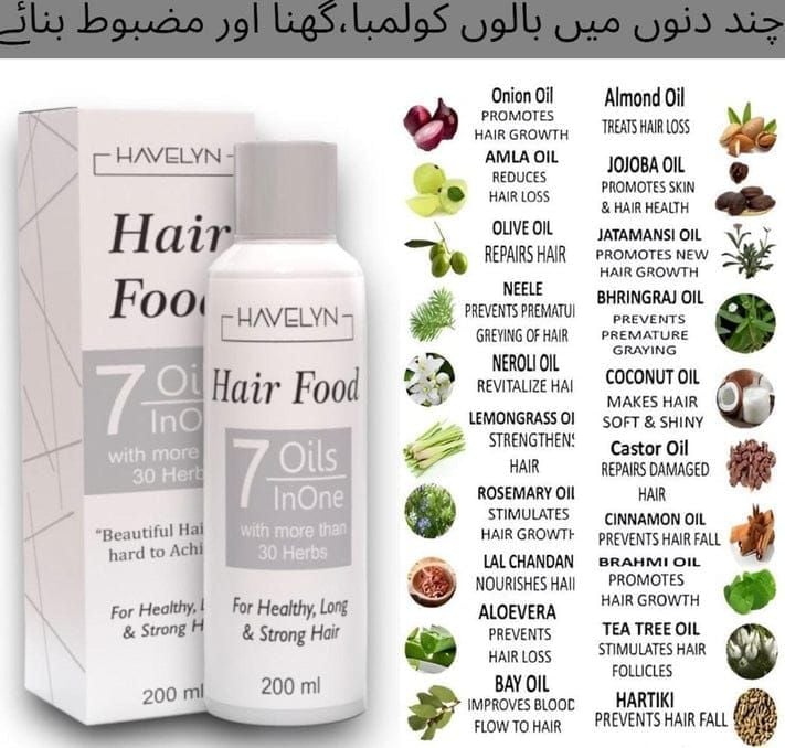 🌿 HAVELYN Hair Food – 7 Oils in One 🌿