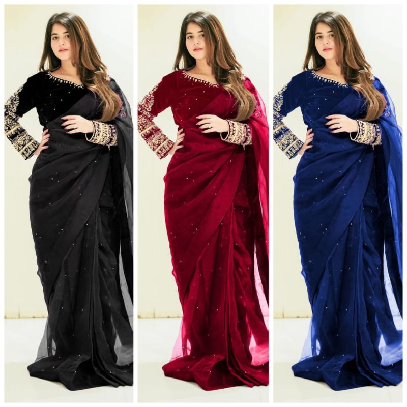💃 Chiffon Saree Arrival – Elegant & Ready to Wear 💃
