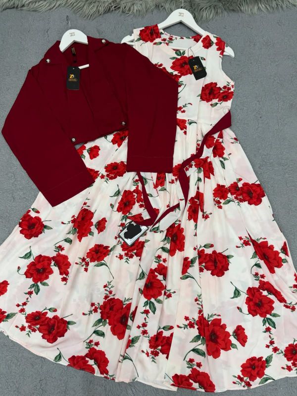 🌸 Flower Print Maxi Coti 🌸