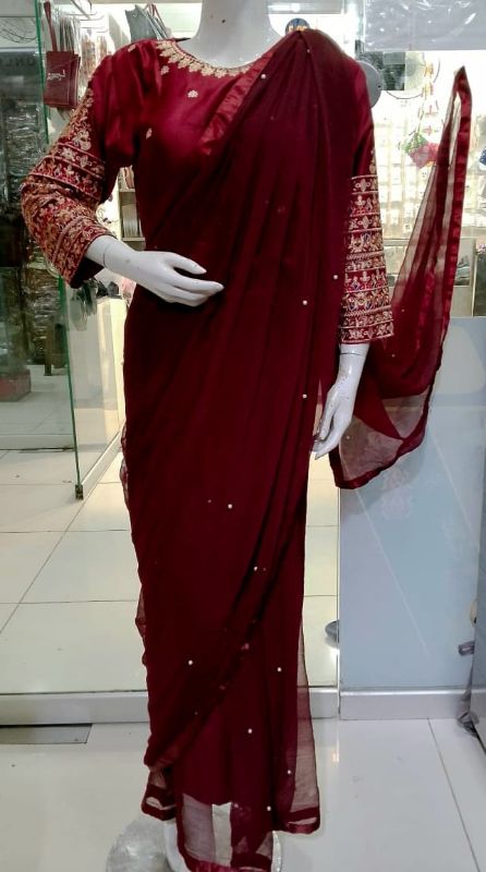 💃 Chiffon Saree Arrival – Elegant & Ready to Wear 💃