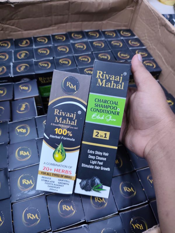 Rivaaj Mahal Hair Charcoal Shampoo🧴