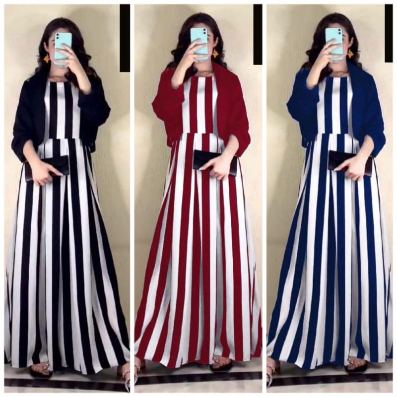 Zebra Printed Silk Maxi with Cotton Koti – 2PC