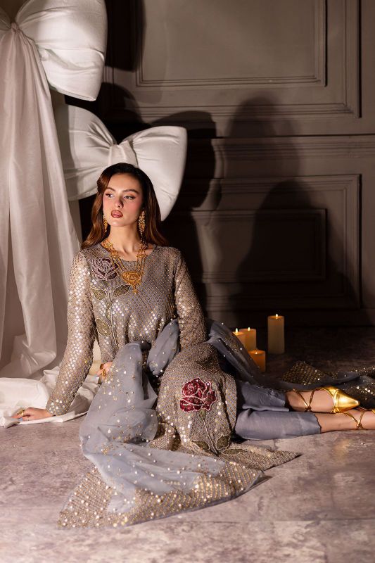 Midnight Article Unstitched 3 Pcs Suit