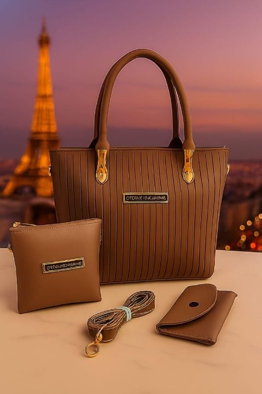 🌸 Jimmy Choo 3 Pieces Set Hand Bags For Ladies🌸