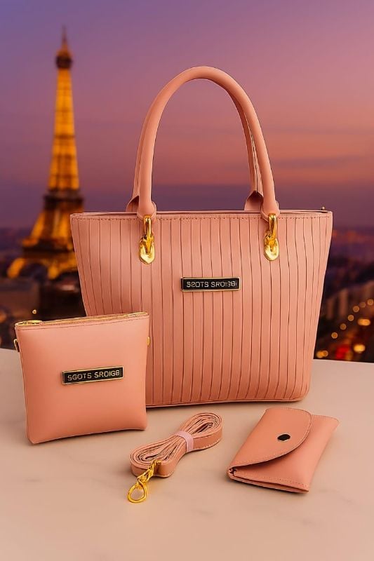 🌸 Jimmy Choo 3 Pieces Set Hand Bags For Ladies🌸