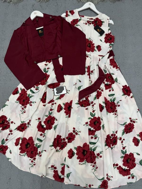 🌸 Flower Print Maxi Coti 🌸