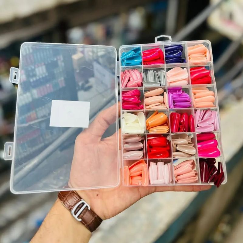 💅 576 Pcs Nail Tips Box 🎁