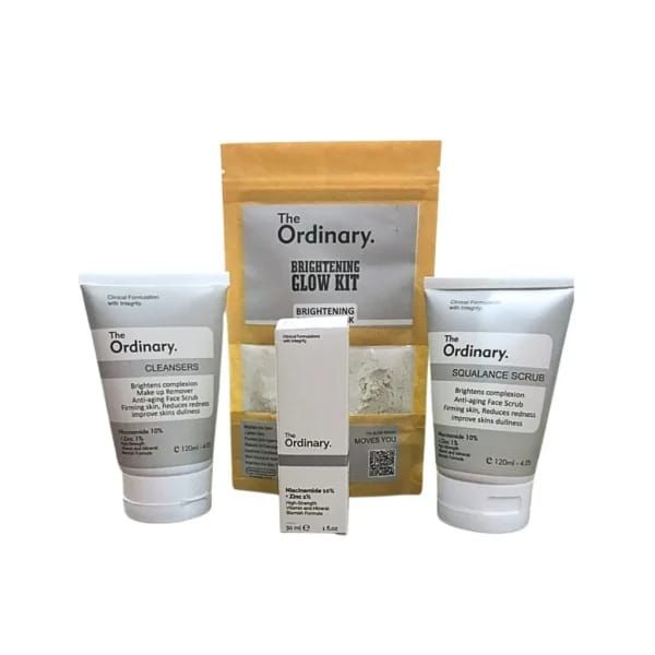 ✨ The Ordinary Brightening Glow Kit ✨  
(Face & Hand 4-PC Set)