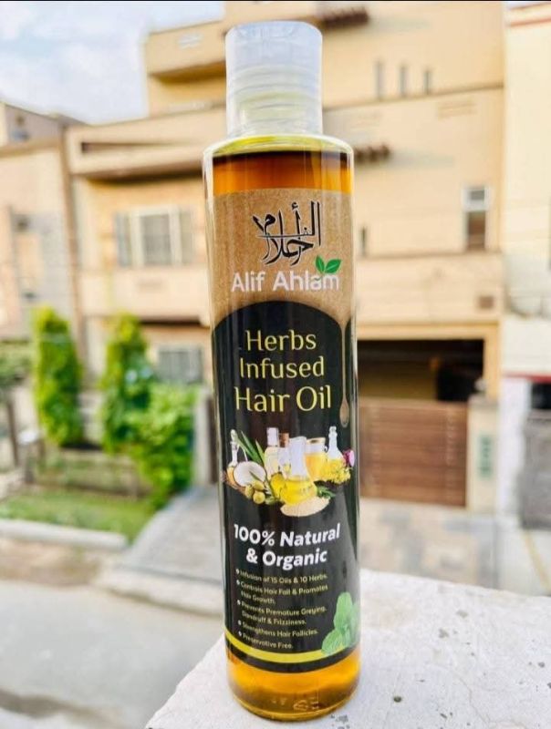 🌿 Alif Ahlem – Herbs Infused Hair Oil 🌿  
100% Natural & Organic