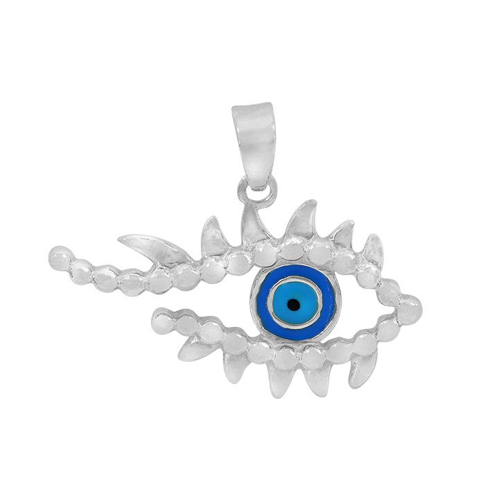Argent sterling, pendentif œil