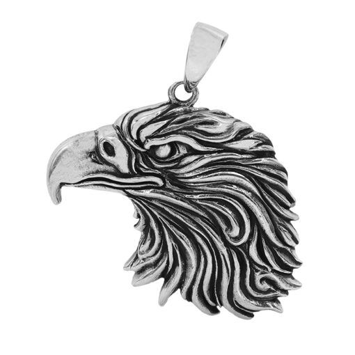 Argent sterling, pendentif aigle