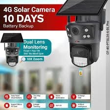COFE CF-4G-PTSL24-B-DL
4G SOLAR (3MP+3MP) CAMERA  10X ZOOM