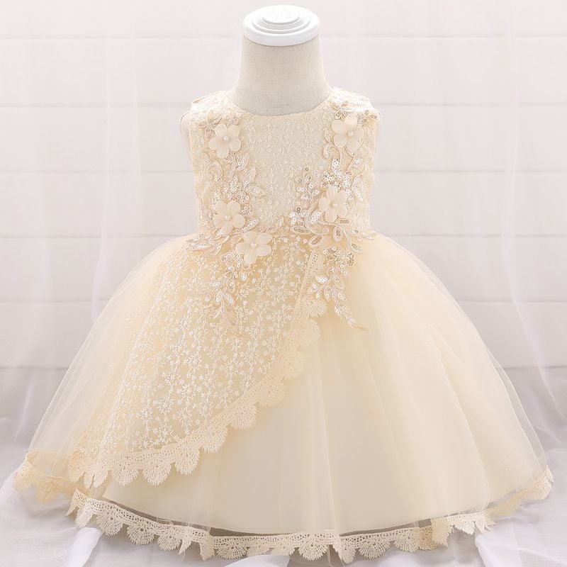 Cross-Border Girls and Children's Clothing Cross-Border Foreign Trade Wedding Dress Flower Girl Dress Girl Princess Dress Tutu Skirt Children's Performance Clothing