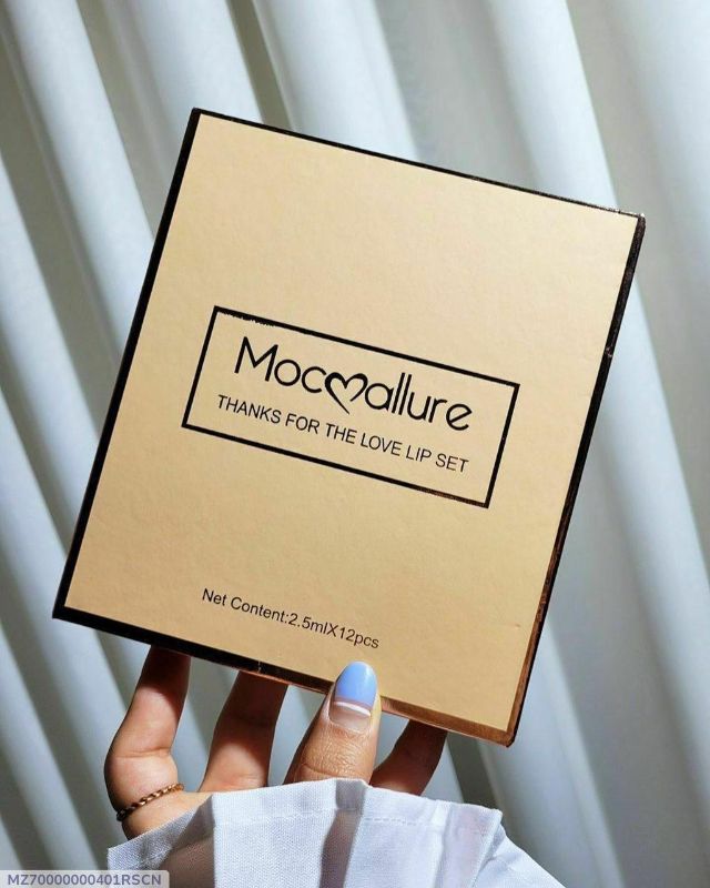 Multicolor Velvet Glossy Lip Gloss - Sheer Finish, Pack of 6 Pcs