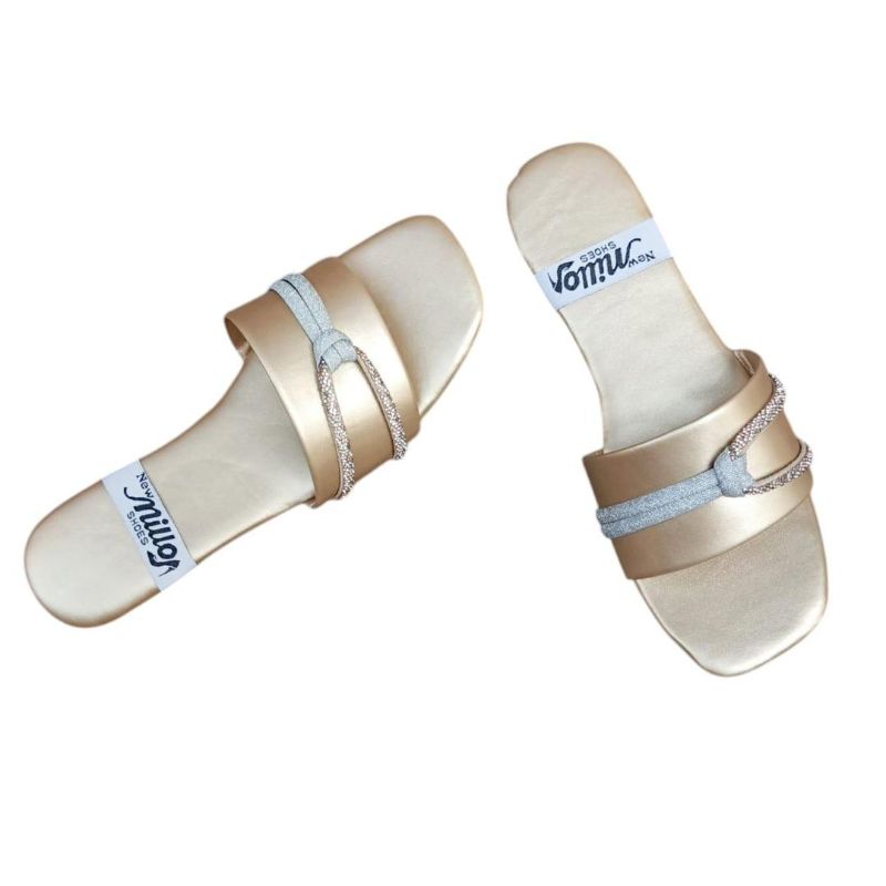 Stylish Women's Casual Flats - 1 Pair of PU Fabric and PVC