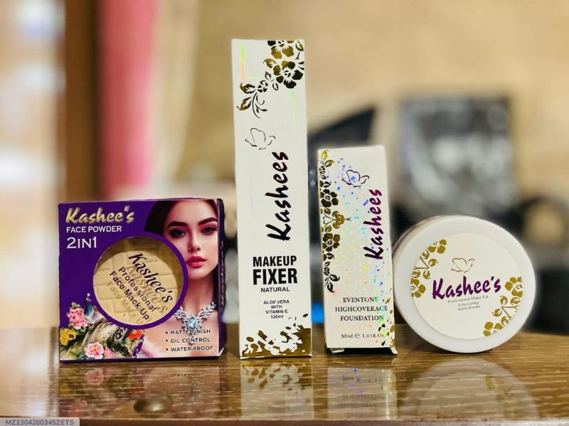 All-in-One Makeup Deal: 4 in 1 Makeup Essentials Kit - 4 Pcs