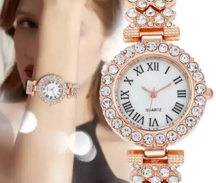 Beautiful Golden Zircon Watch