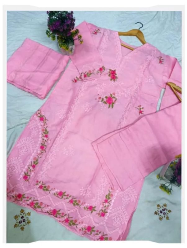 3 Pcs Women's Stitched Cotton