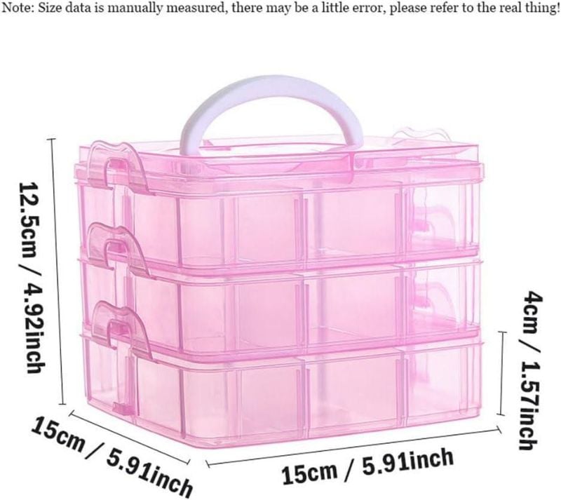 1 Pc Ear Rings Storage Box