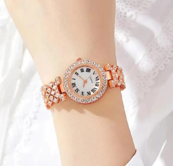 Beautiful Golden Zircon Watch