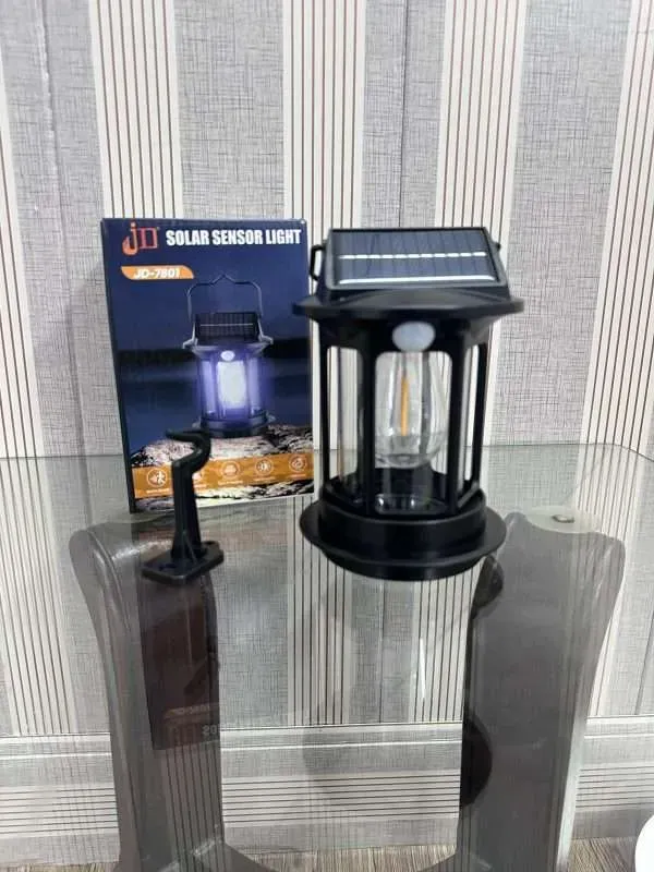 JD-7801 Solar Sensor Charging Light With USB & TPC Charger
