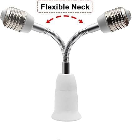 360° Flexible Neck Light Bulb Holder | Adjustable Bulb Socket