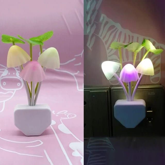 Mushroom LED Night Light | Color-Changing Flower Light