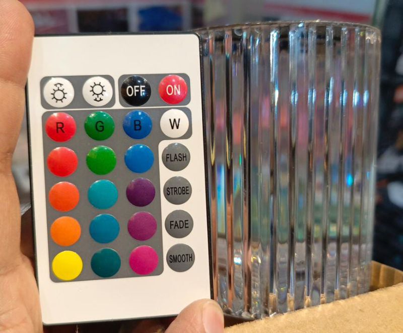 RGB Crystal Touch Table Lamp | 16 Color Changing LED