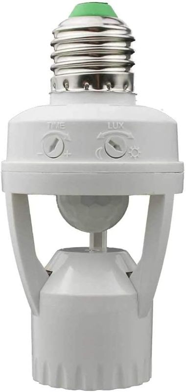 360° Smart Light Socket | Auto On/Off Detection | Energy Saving Infrared Motion Sensor Holder