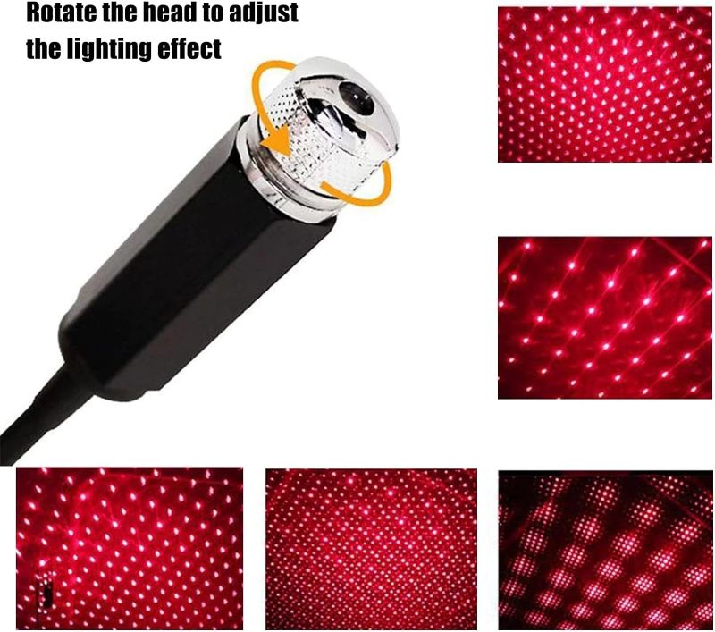 LED Galaxy Star Light Rotating Starry Sky Laser (Red Color)